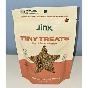 Jinx Beef Tiny Treats Natural Dog Training Treats, 4 oz Bag